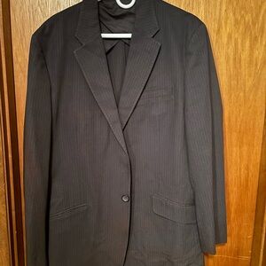 Banana Republic Men's Dark Gray Pinstripe Sport Coat
